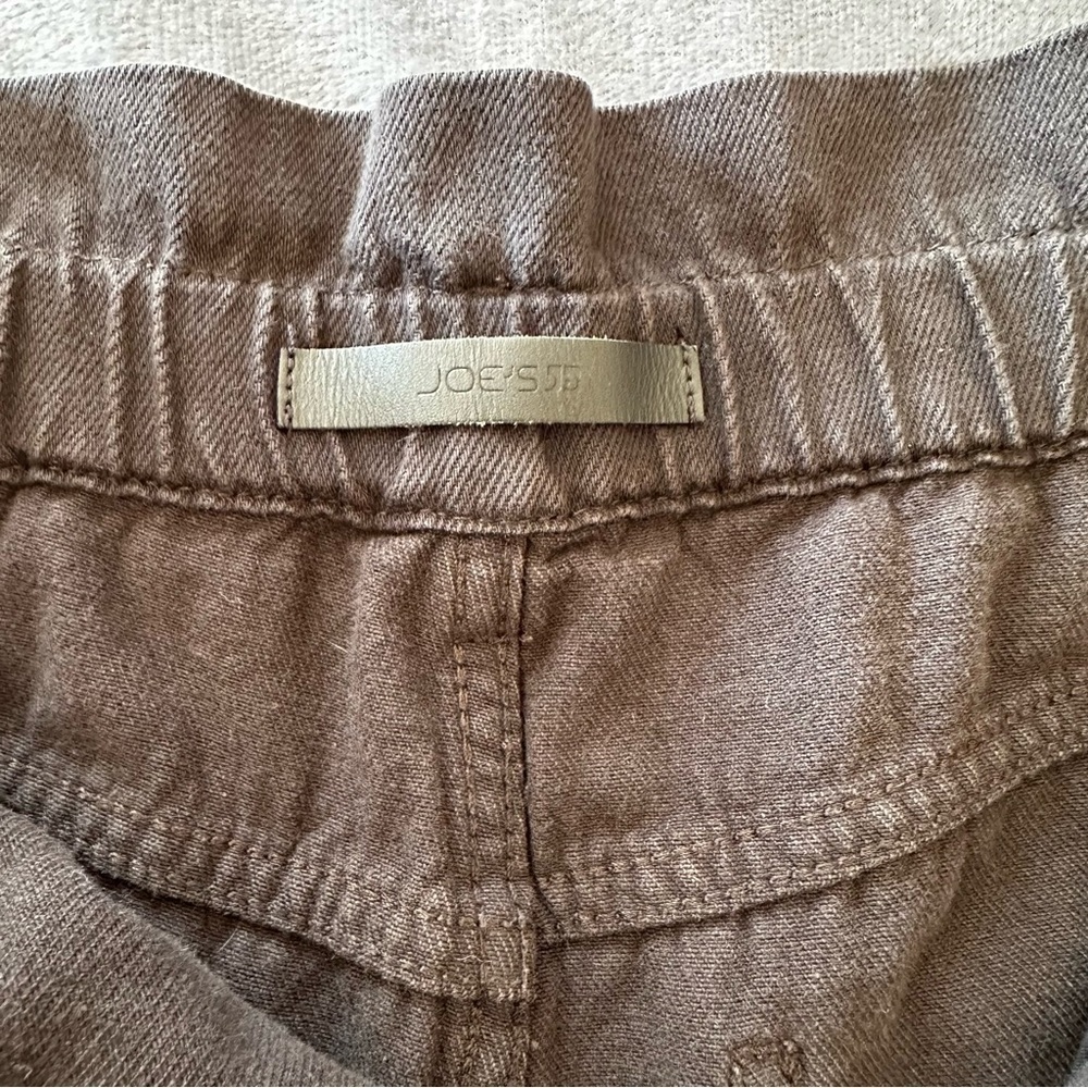 Joe's Brinkley Paper Bag with Belt Black Denim Shorts Size 32 - Picture 8 of 12